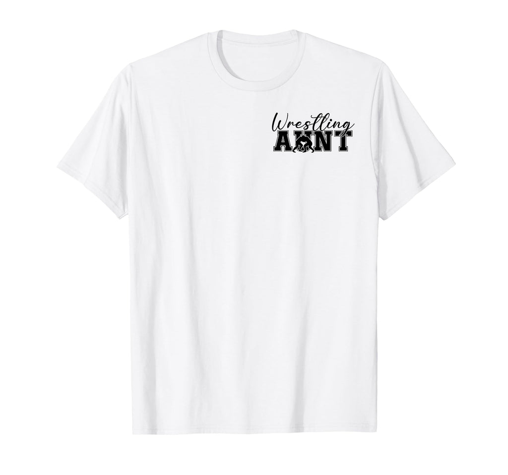 Wrestling Aunt My Heart Is That Mat T-Shirt - Trendy Graphic for Adults - T-Shirt, Sweatshirt, Hoodie