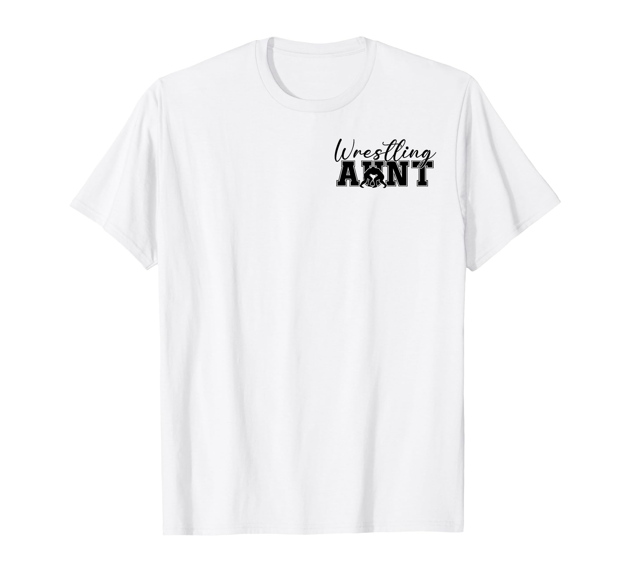 Wrestling Aunt My Heart Is That Mat T-Shirt - Trendy Graphic for Adults - T-Shirt, Sweatshirt, Hoodie