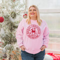 Merry Christmas Stamp Crewneck Siz - Adult & Kids T-Shirts, Sweatshirts & Hoodies apparel design preview 1
