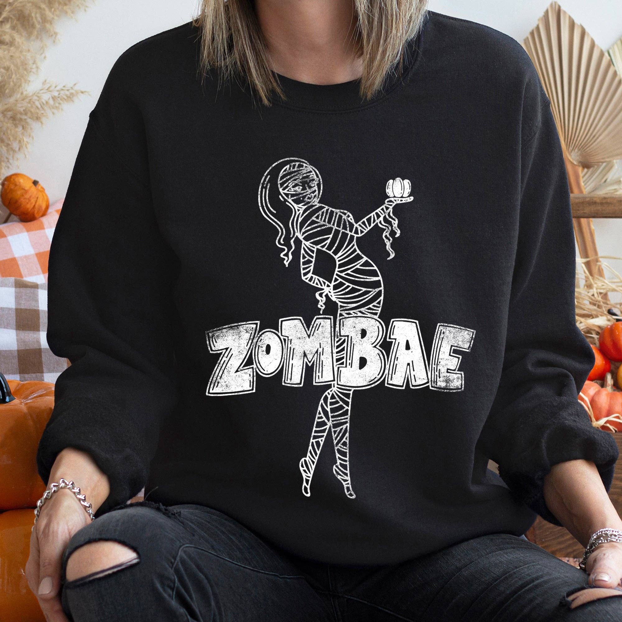Zombae Halloween - Adult & Kids T-Shirts, Sweatshirts & Hoodies apparel design preview 1
