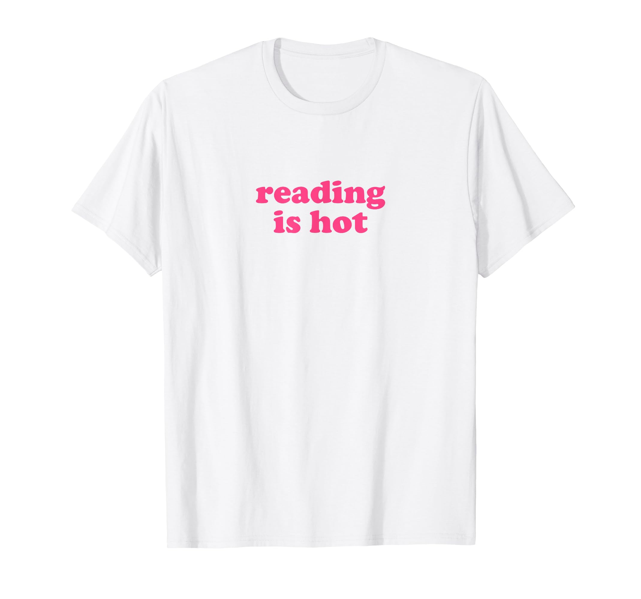 Reading Is Hot Y2K Aesthetic T-Shirt - Graphic Print for Adults - T-Shirt, Sweatshirt, Hoodie