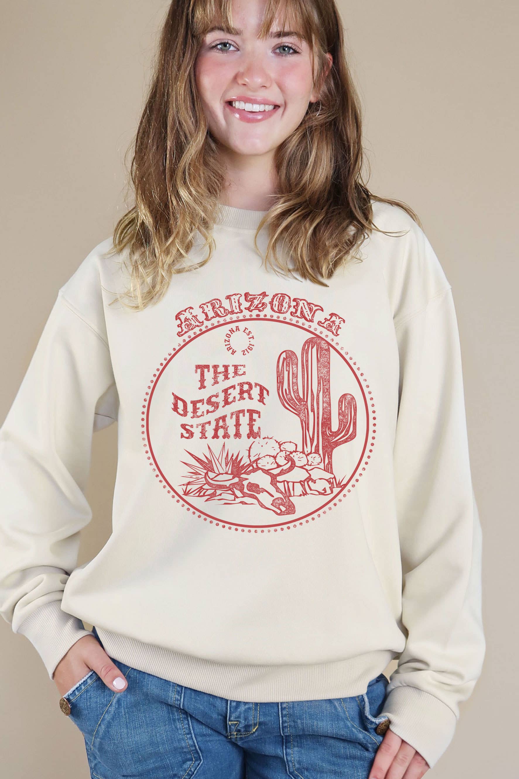 Arizona Desert Graphic Brushed - Adult & Kids T-Shirts, Sweatshirts & Hoodies apparel design preview 1