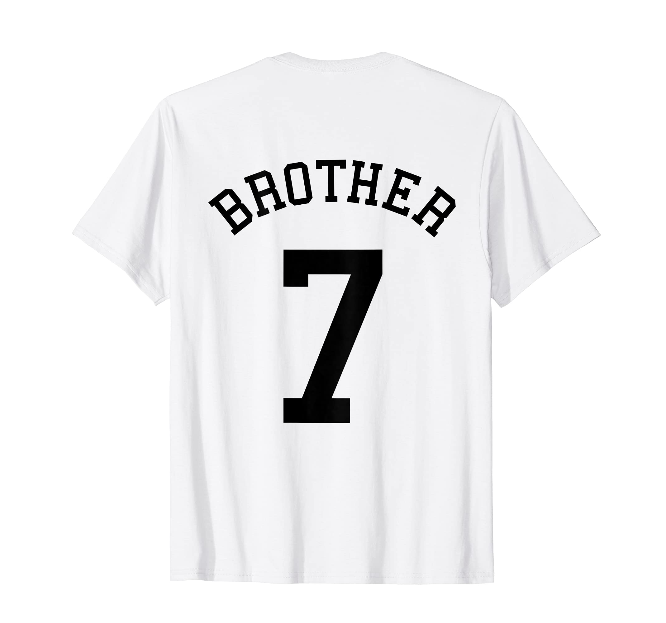 Brother Team Uniform 7 Football T-Shirt - Trendy Graphic Men Women - T-Shirt, Sweatshirt, Hoodie