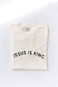 Jesus Is King. Mineral Washed Graphic Top - Adult & Kids T-Shirts, Sweatshirts & Hoodies apparel design preview 1