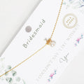 Gold-Dipped Crown Bridesmaid Necklace - Adult & Kids T-Shirts, Sweatshirts & Hoodies apparel design preview 1