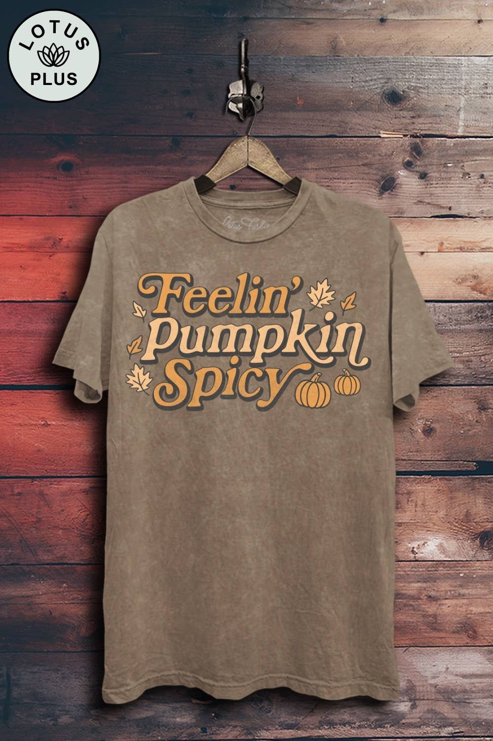 Feelin Pumpkin Spicy Graphic Top - Adult & Kids T-Shirts, Sweatshirts & Hoodies apparel design preview 1