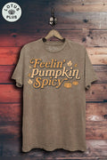 Feelin Pumpkin Spicy Graphic Top - Adult & Kids T-Shirts, Sweatshirts & Hoodies apparel design preview 1