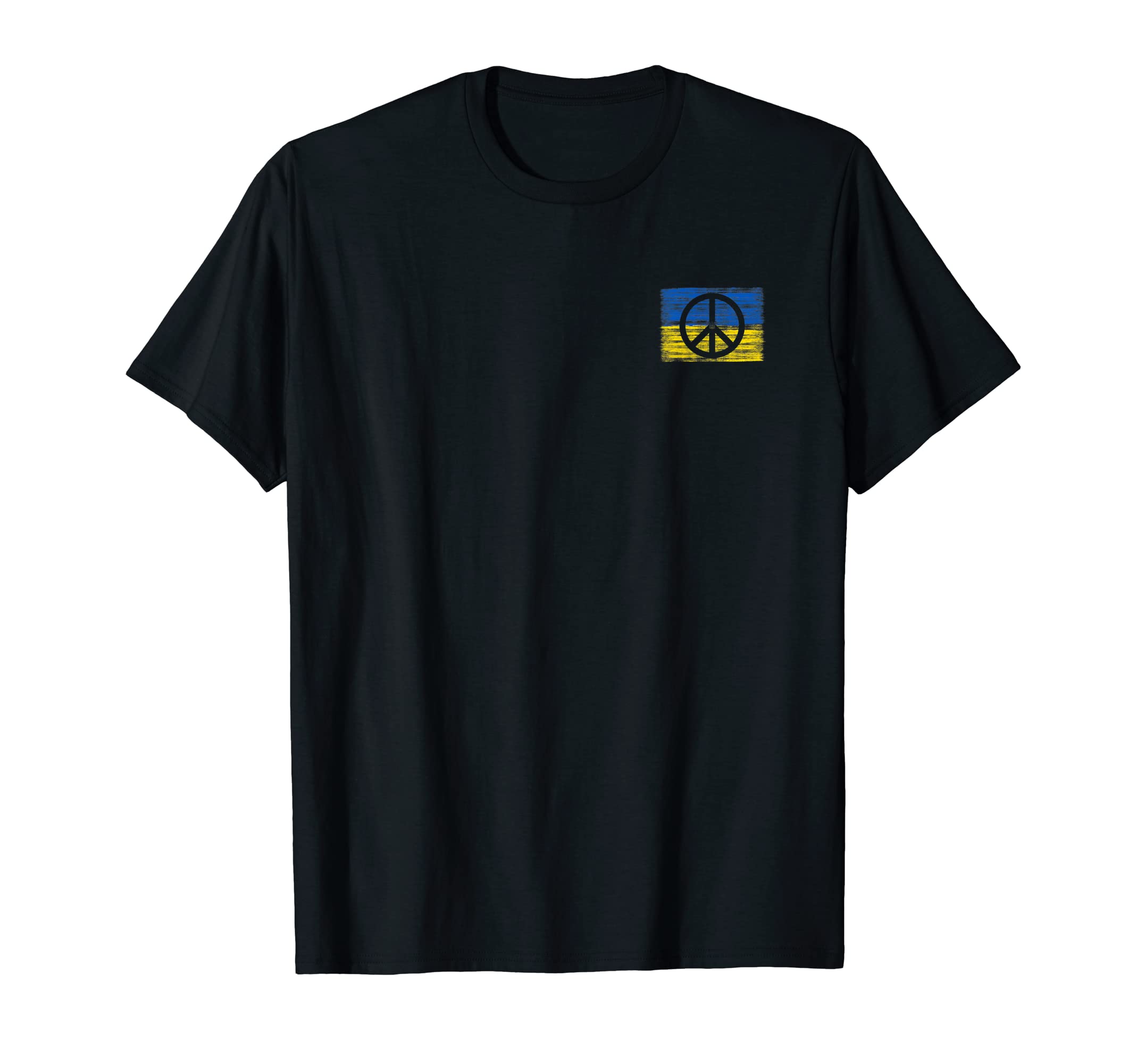 Ukraine Flag Peace Symbol Ukrainian T-Shirt - Unique Graphic for Adults - T-Shirt, Sweatshirt, Hoodie