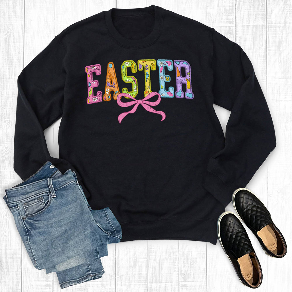 Easter Coquette Bow - Adult & Kids T-Shirts, Sweatshirts & Hoodies apparel design preview 1