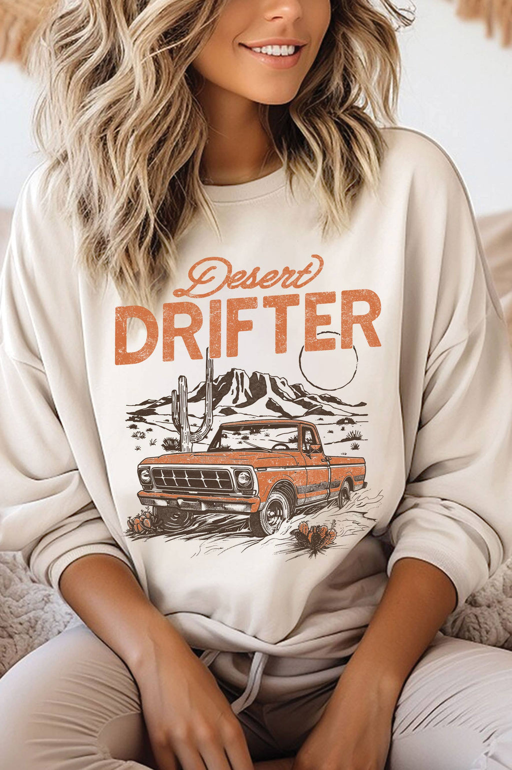 Desert Drifter Graphic Brushed - Adult & Kids T-Shirts, Sweatshirts & Hoodies apparel design preview 1