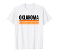Oklahoma Orange Black Striped T-Shirt - Casual Everyday Wear for Adults - T-Shirt, Sweatshirt, Hoodie