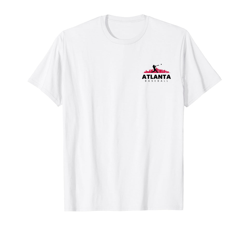 Atlanta Baseball Minimalist Baseball T-Shirt - Aesthetic Graphic Men Women - T-Shirt, Sweatshirt, Hoodie