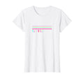 Cali California Summer Stripe Pastel T-Shirt - Custom Art Print Men Women - T-Shirt, Sweatshirt, Hoodie