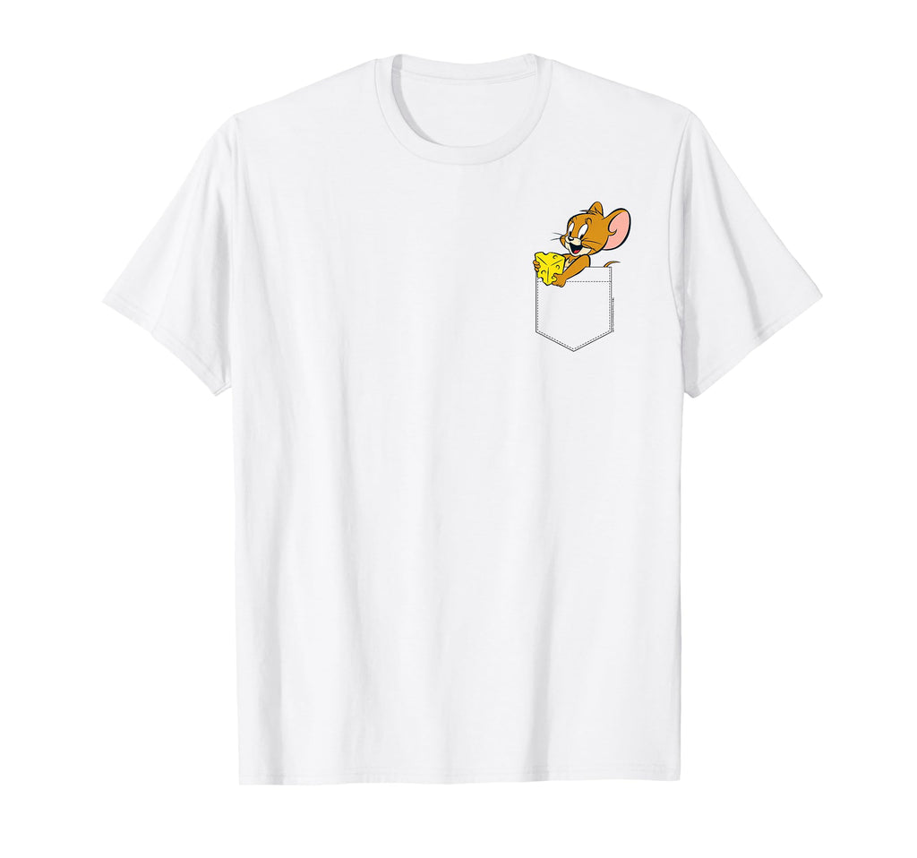Tom And Jerry Faux Pocket Jerry T-Shirt - Minimalist Print Men Women - T-Shirt, Sweatshirt, Hoodie