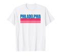 Fun Philadelphia Light Red Stripe T-Shirt - Minimalist Print for Adults - T-Shirt, Sweatshirt, Hoodie