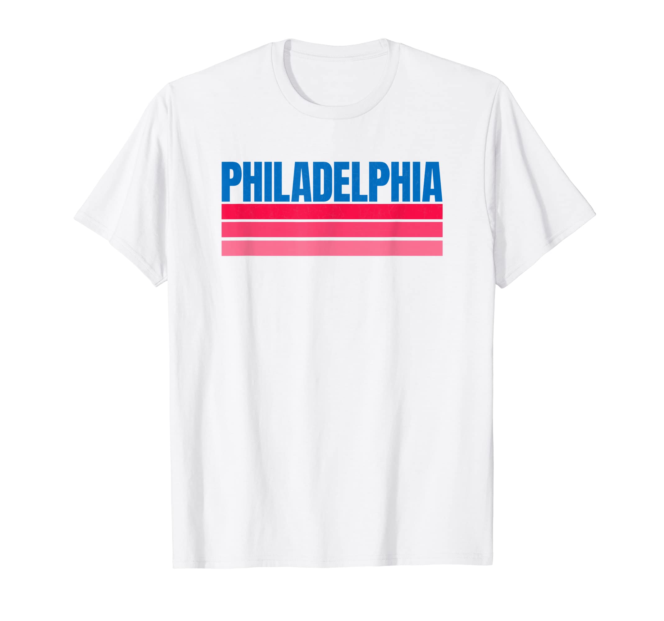 Fun Philadelphia Light Red Stripe T-Shirt - Minimalist Print for Adults - T-Shirt, Sweatshirt, Hoodie