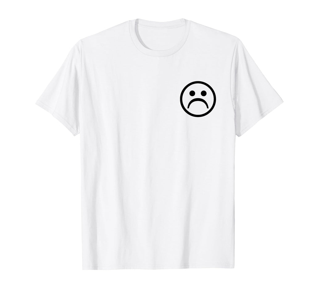Sad Face Sadboy Ironic Aesthetic T-Shirt - Aesthetic Graphic for Adults - T-Shirt, Sweatshirt, Hoodie