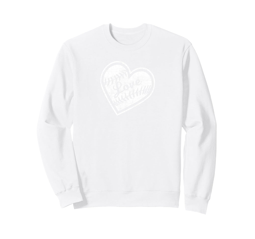 Baseball Heart Laces Love Sweatshirt - Streetwear Style Men Women - T-Shirt, Sweatshirt, Hoodie