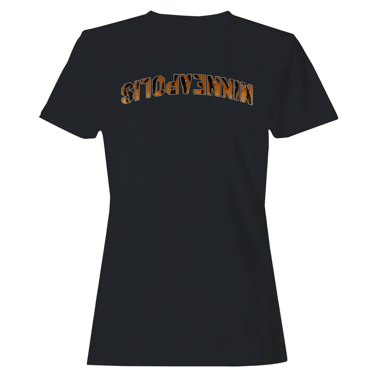Minneapolis Tiger Print Arch Design Women's - Adult & Kids T-Shirts, Sweatshirts & Hoodies apparel design preview 1