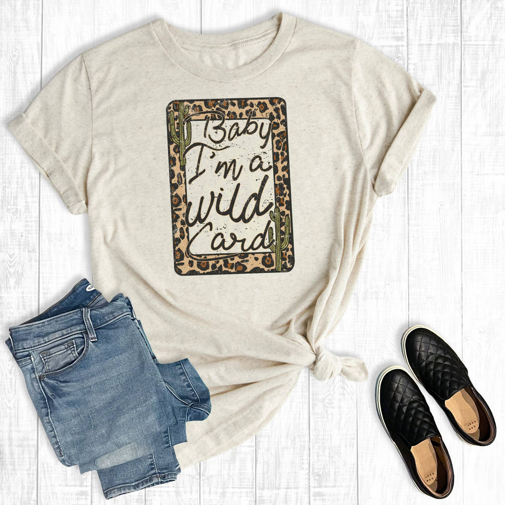 Western Baby I'm A Wild Card Graphic - Adult & Kids T-Shirts, Sweatshirts & Hoodies apparel design preview 1