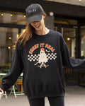 Creep It Real, Ghost, Retro,Skeleton, Halloween - Adult & Kids T-Shirts, Sweatshirts & Hoodies apparel design preview 1