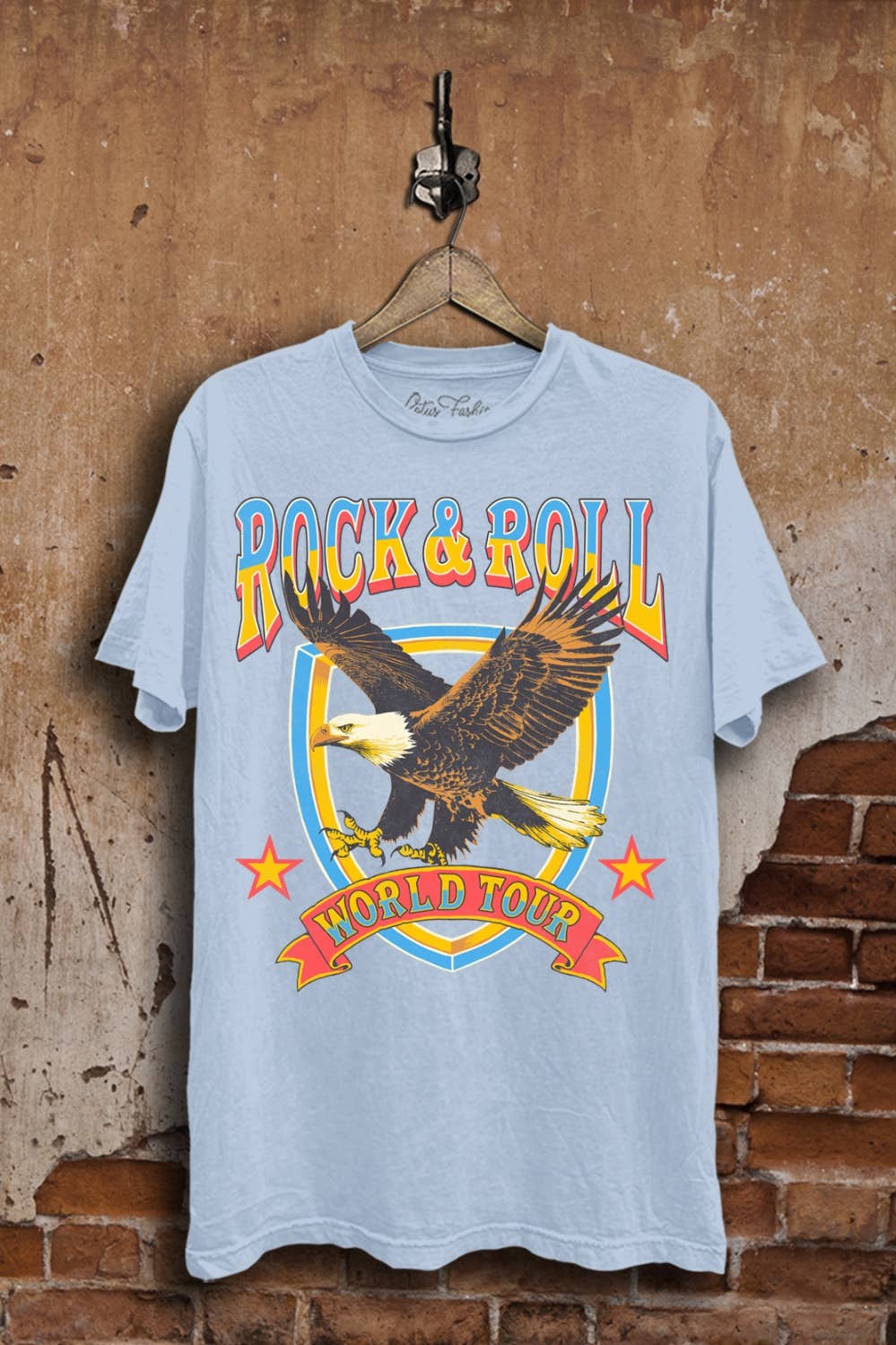 Rock and Roll World Tour Eagle Graphic Top - Adult & Kids T-Shirts, Sweatshirts & Hoodies apparel design preview 1