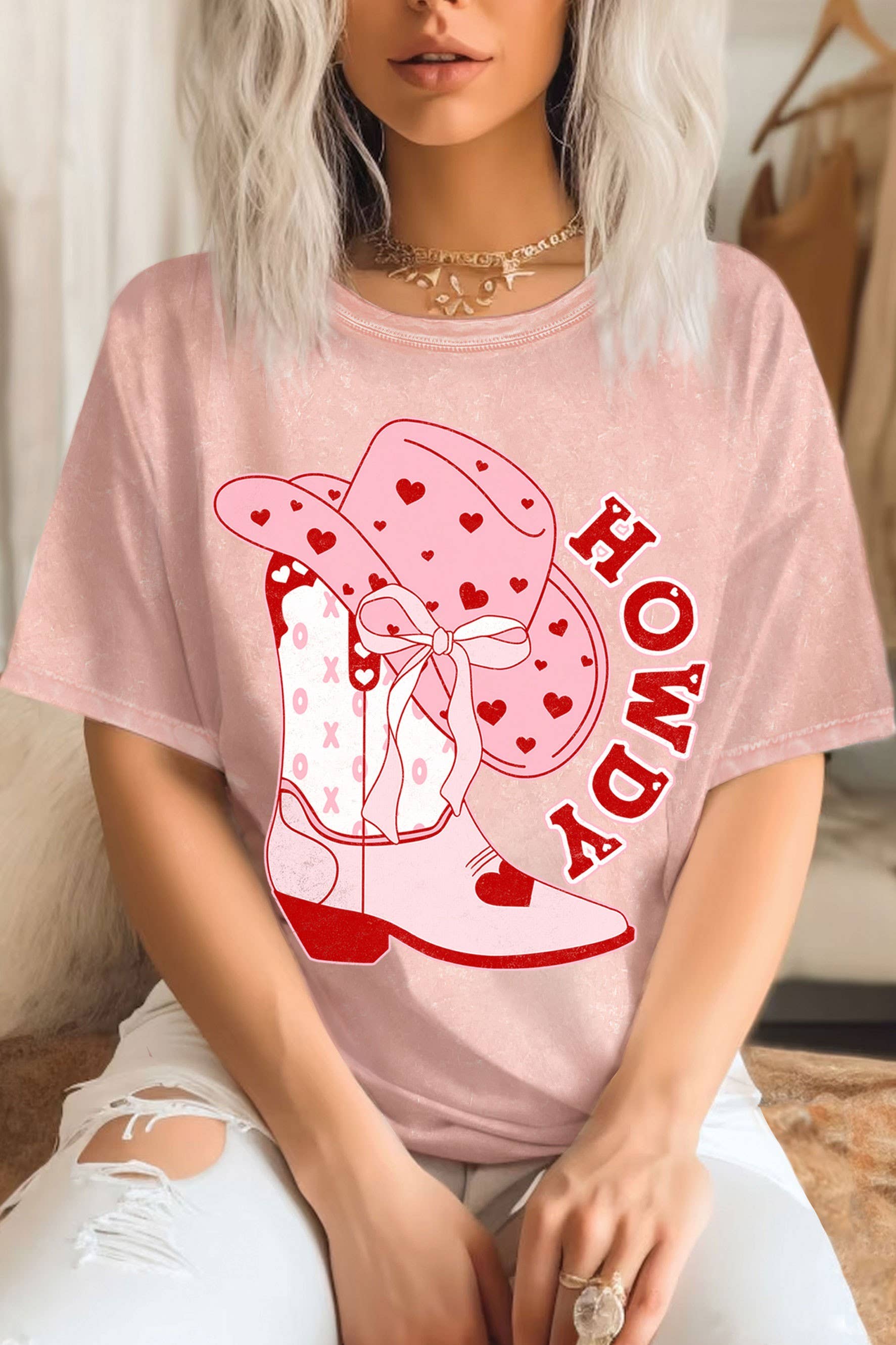 Howdy Xoxo Boots Mineral Graphic - Adult & Kids T-Shirts, Sweatshirts & Hoodies apparel design preview 1
