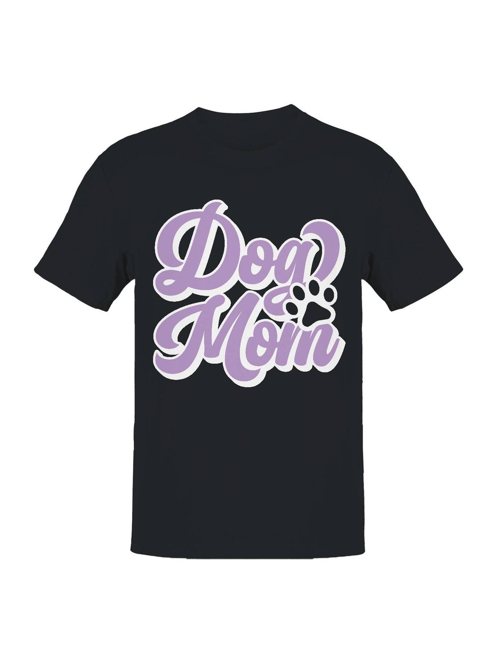 Proud Dog Mom Paw Print Design Women's - Adult & Kids T-Shirts, Sweatshirts & Hoodies apparel design preview 1