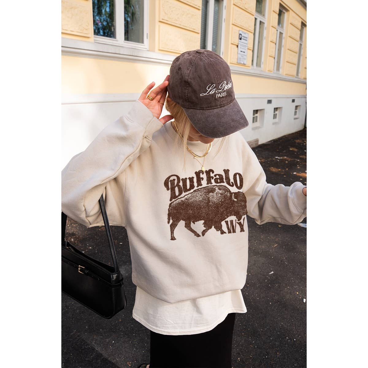 Buffalo Wy Vintage Graphic - Adult & Kids T-Shirts, Sweatshirts & Hoodies apparel design preview 1