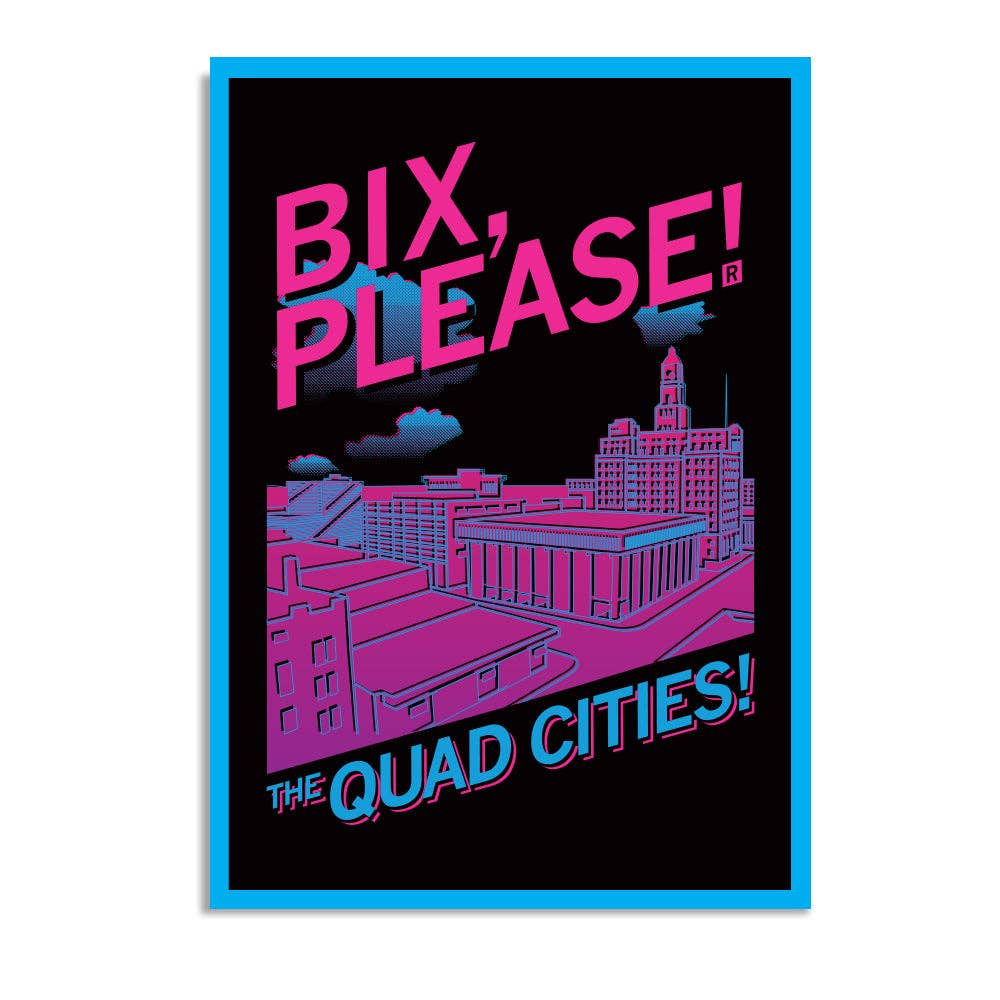 Bix Please Vaporwave Postcard - Adult & Kids T-Shirts, Sweatshirts & Hoodies apparel design preview 1
