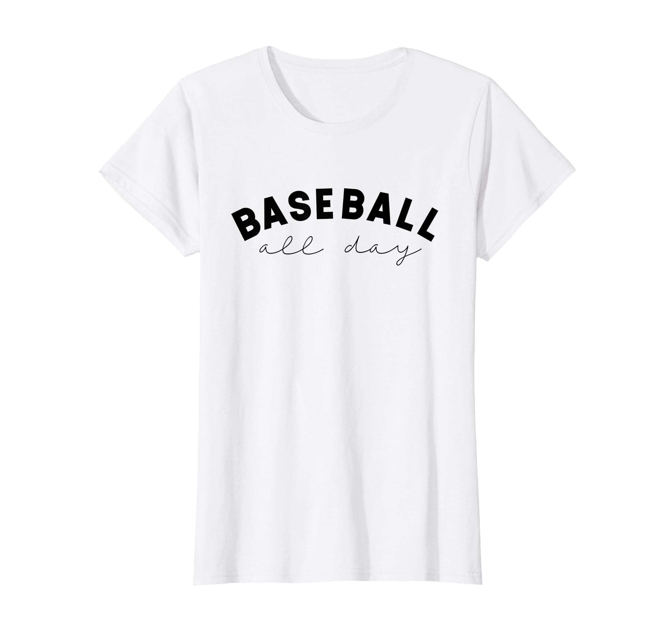 Baseball All Day Game Day Moms T-Shirt - Trendy Graphic for Adults - T-Shirt, Sweatshirt, Hoodie