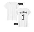 Grandma Team Uniform No 1 Football T-Shirt - Minimalist Print for Adults - T-Shirt, Sweatshirt, Hoodie