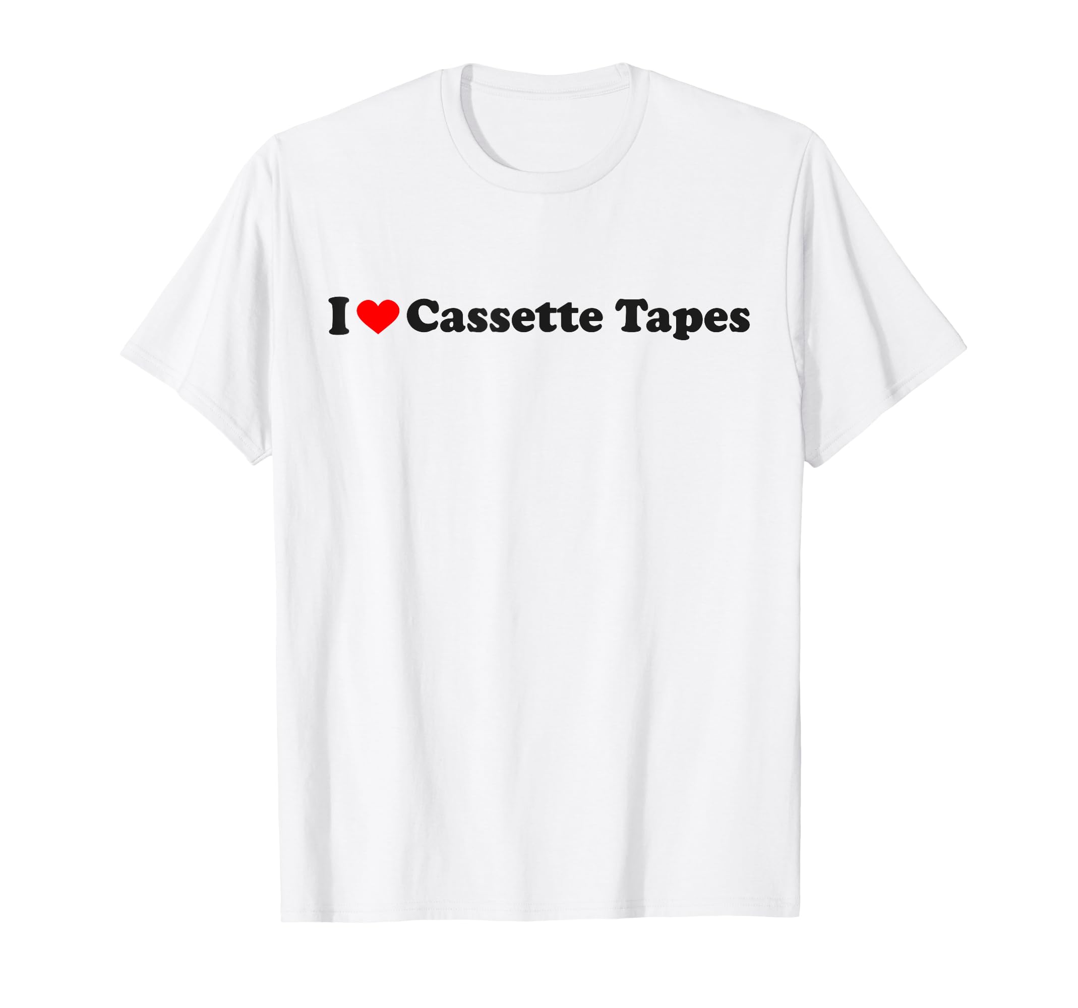 I Heart Cassette Tapes T-Shirt - Novelty Apparel Men Women - T-Shirt, Sweatshirt, Hoodie