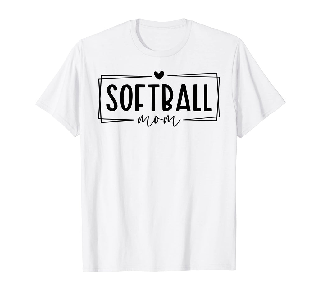Softball Mom Softball Mama Game Day T-Shirt - Minimalist Print Men Women - T-Shirt, Sweatshirt, Hoodie