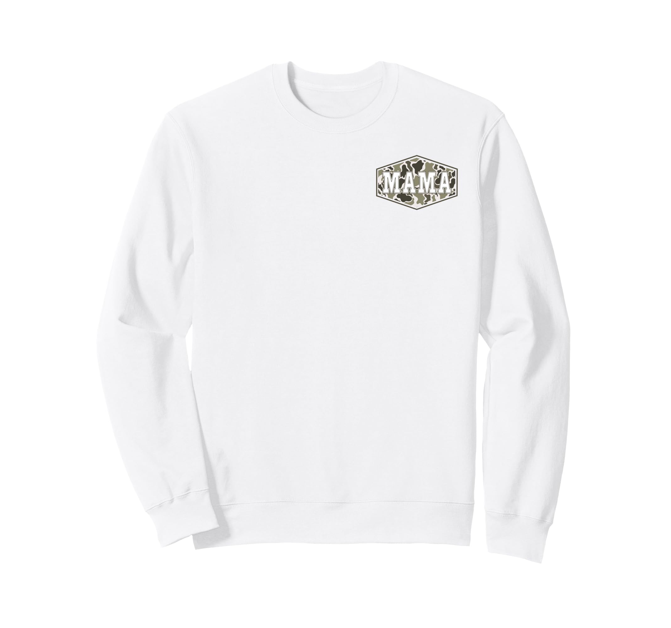 Old School Camo Baseball Mama Pocket Sweatshirt - Graphic Print Men Women - T-Shirt, Sweatshirt, Hoodie