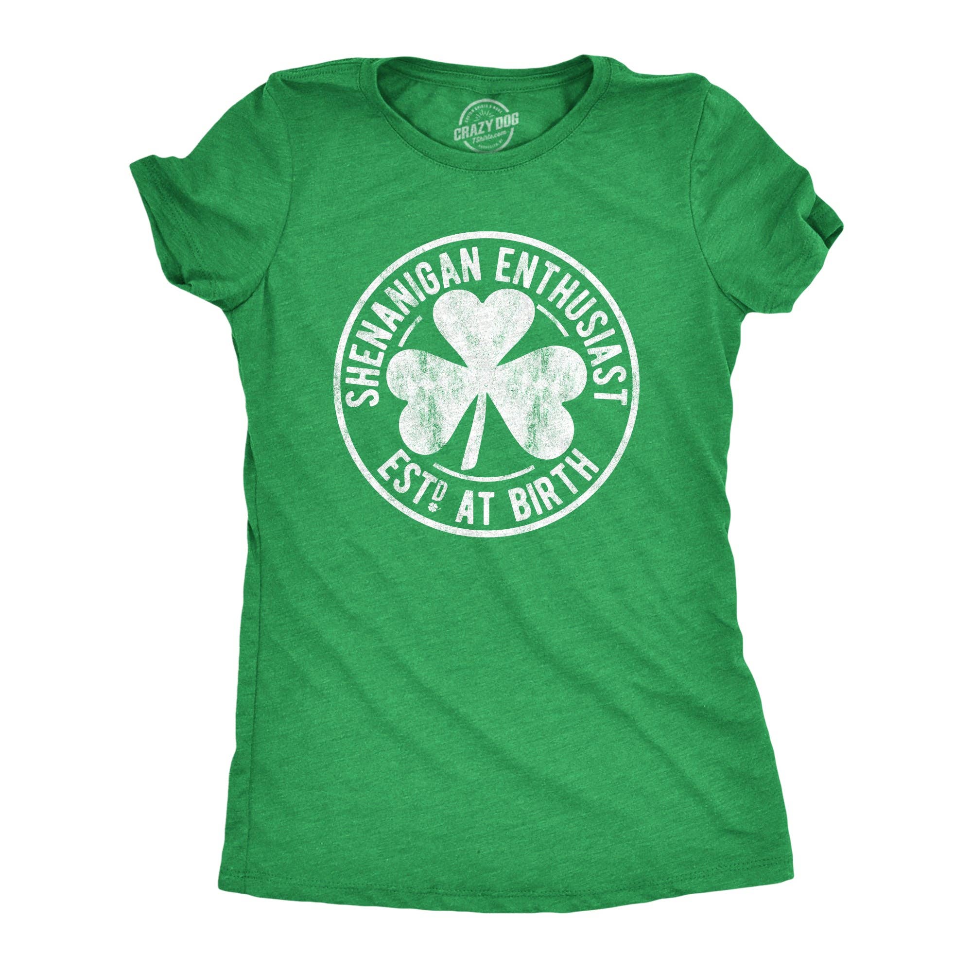 Shenanigan Enthusiast Est. At Birth Women's - Adult & Kids T-Shirts, Sweatshirts & Hoodies apparel design preview 1
