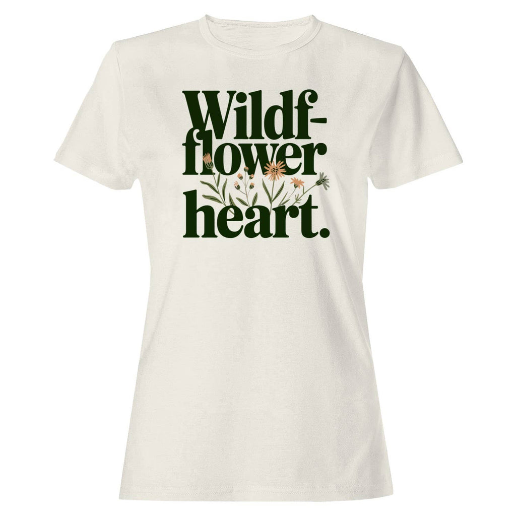 Wildflower Botanical Quote Women's - Adult & Kids T-Shirts, Sweatshirts & Hoodies apparel design preview 1