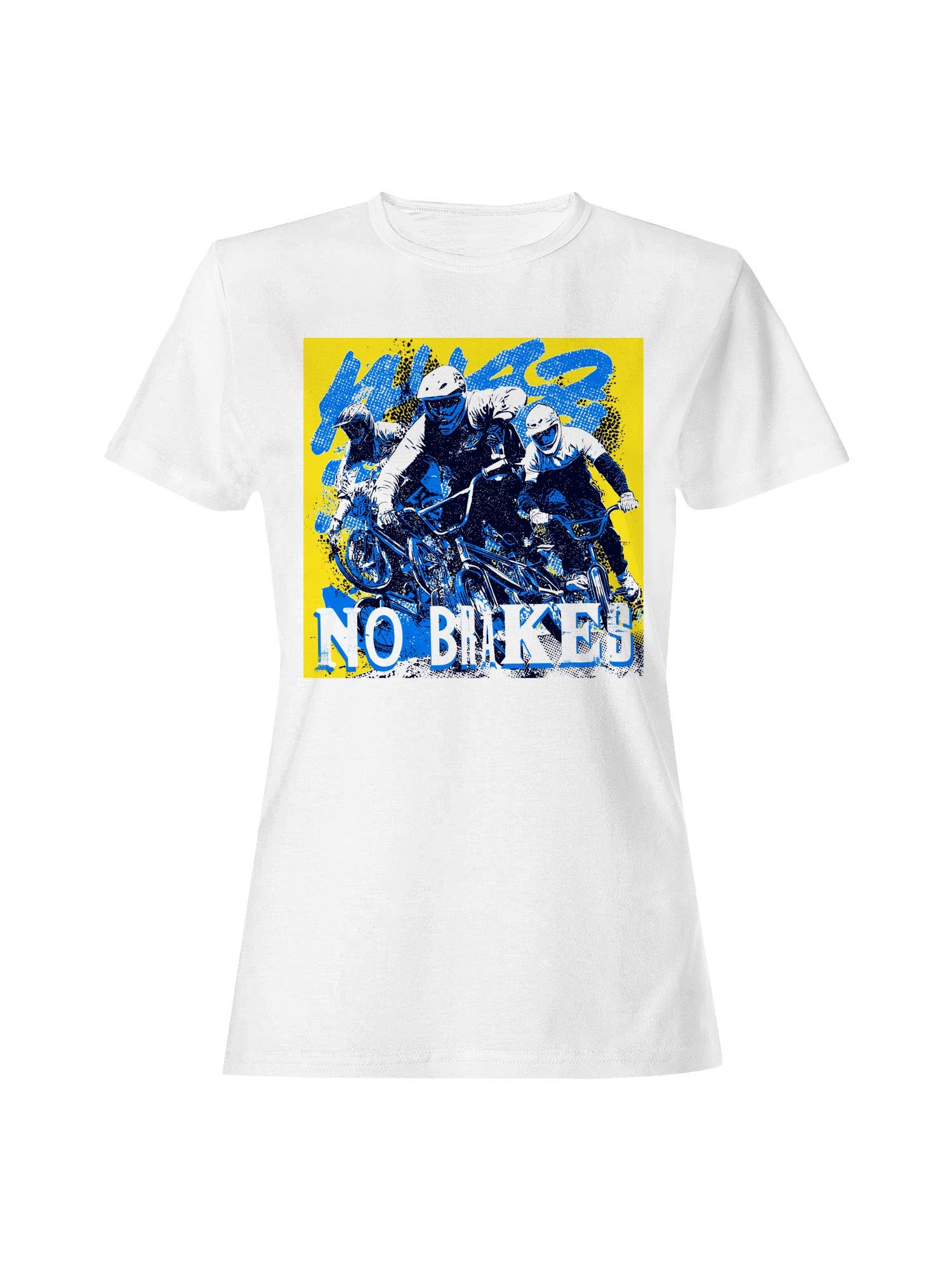 No Brakes Bike Racing Art Women's - Adult & Kids T-Shirts, Sweatshirts & Hoodies apparel design preview 1