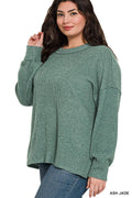 1014 Plus Brushed Ribbed Hacci Exposed Seam Drop - Adult & Kids T-Shirts, Sweatshirts & Hoodies apparel design preview 1