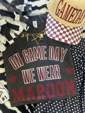 On Fridays We Wear Maroon - Adult & Kids T-Shirts, Sweatshirts & Hoodies apparel design preview 1