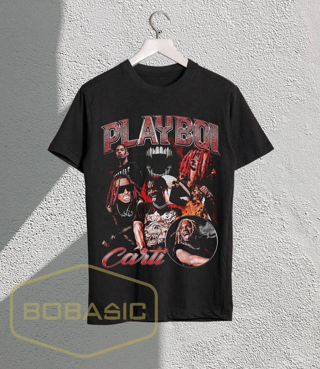 Playboi Carti Tour Vintage Retro Rap Hip Hop Style - Adult & Kids T-Shirts, Sweatshirts & Hoodies apparel design preview 1
