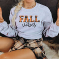 Fall Vibes Crewneck Halloween - Adult & Kids T-Shirts, Sweatshirts & Hoodies apparel design preview 1