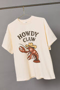 Half Sleeve "Howdy Claw" Oversize Graphic - Adult & Kids T-Shirts, Sweatshirts & Hoodies apparel design preview 1