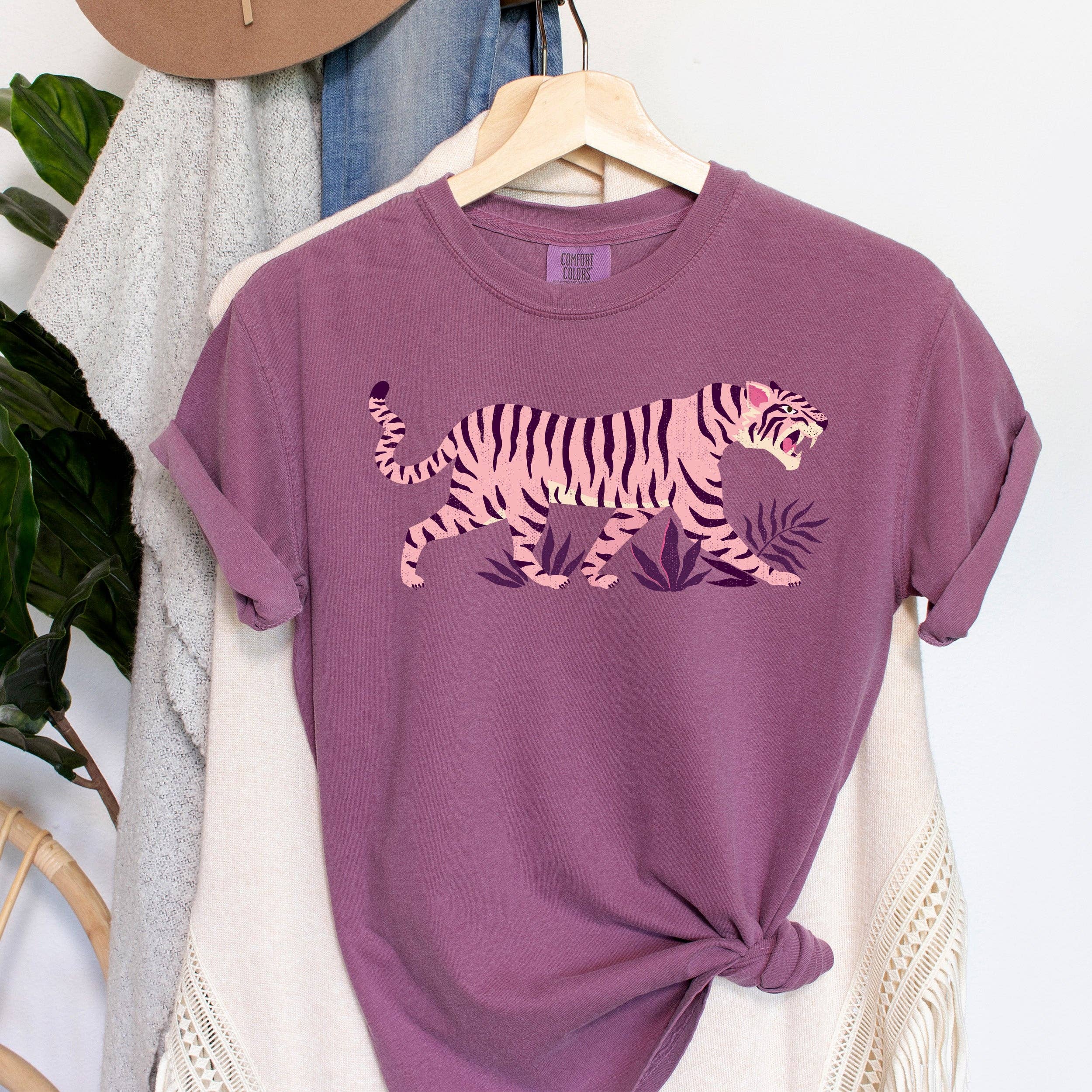 Tiger Wild Animal Lover Chic - Adult & Kids T-Shirts, Sweatshirts & Hoodies apparel design preview 1