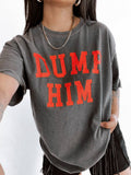 Dump Him Feminist Girl Power Smoke - Adult & Kids T-Shirts, Sweatshirts & Hoodies apparel design preview 1