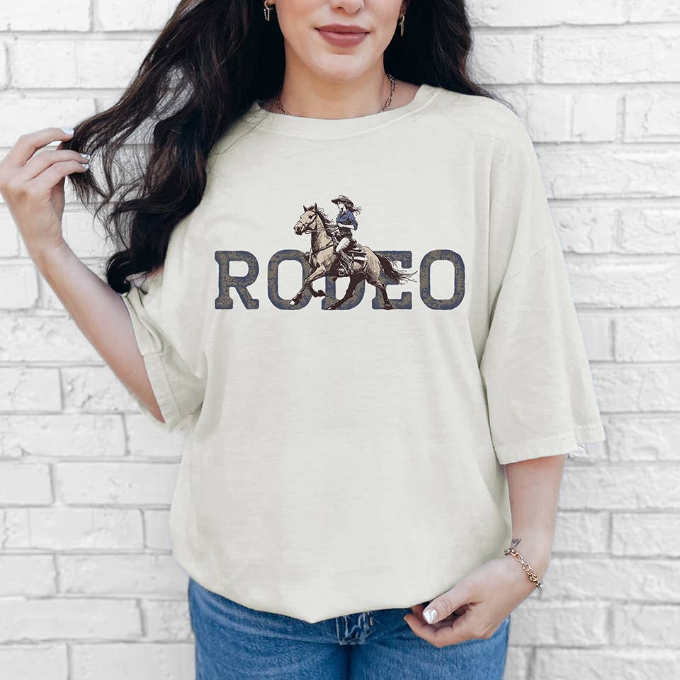 Rodeo Western Cowgirl - Adult & Kids T-Shirts, Sweatshirts & Hoodies apparel design preview 1