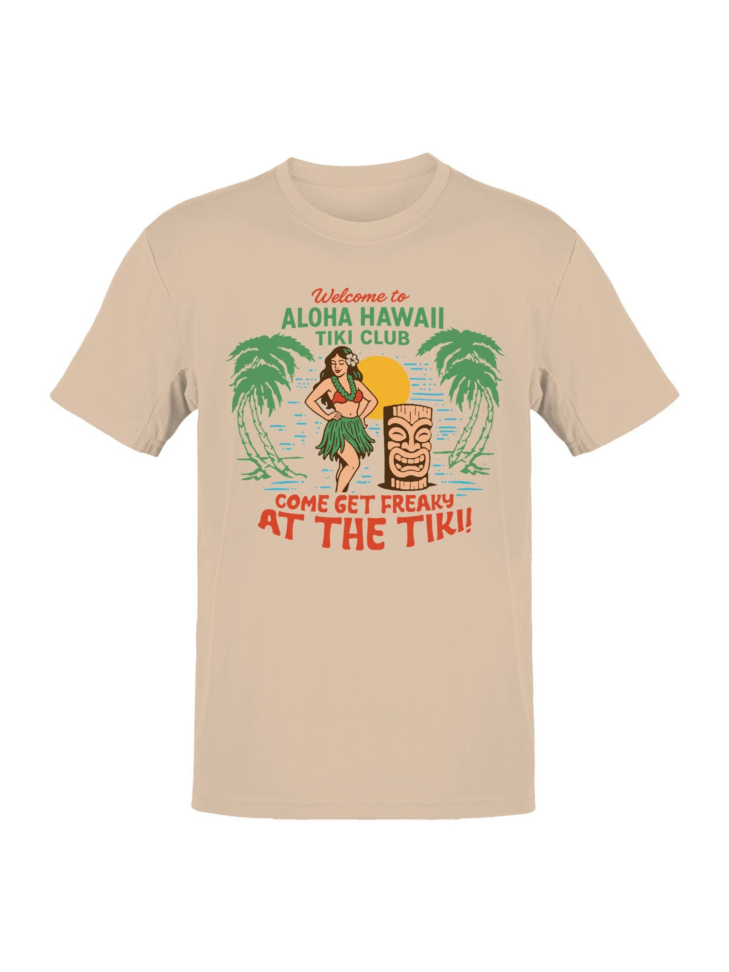 Aloha Hawaii Tiki Club Design Men's - Adult & Kids T-Shirts, Sweatshirts & Hoodies apparel design preview 1