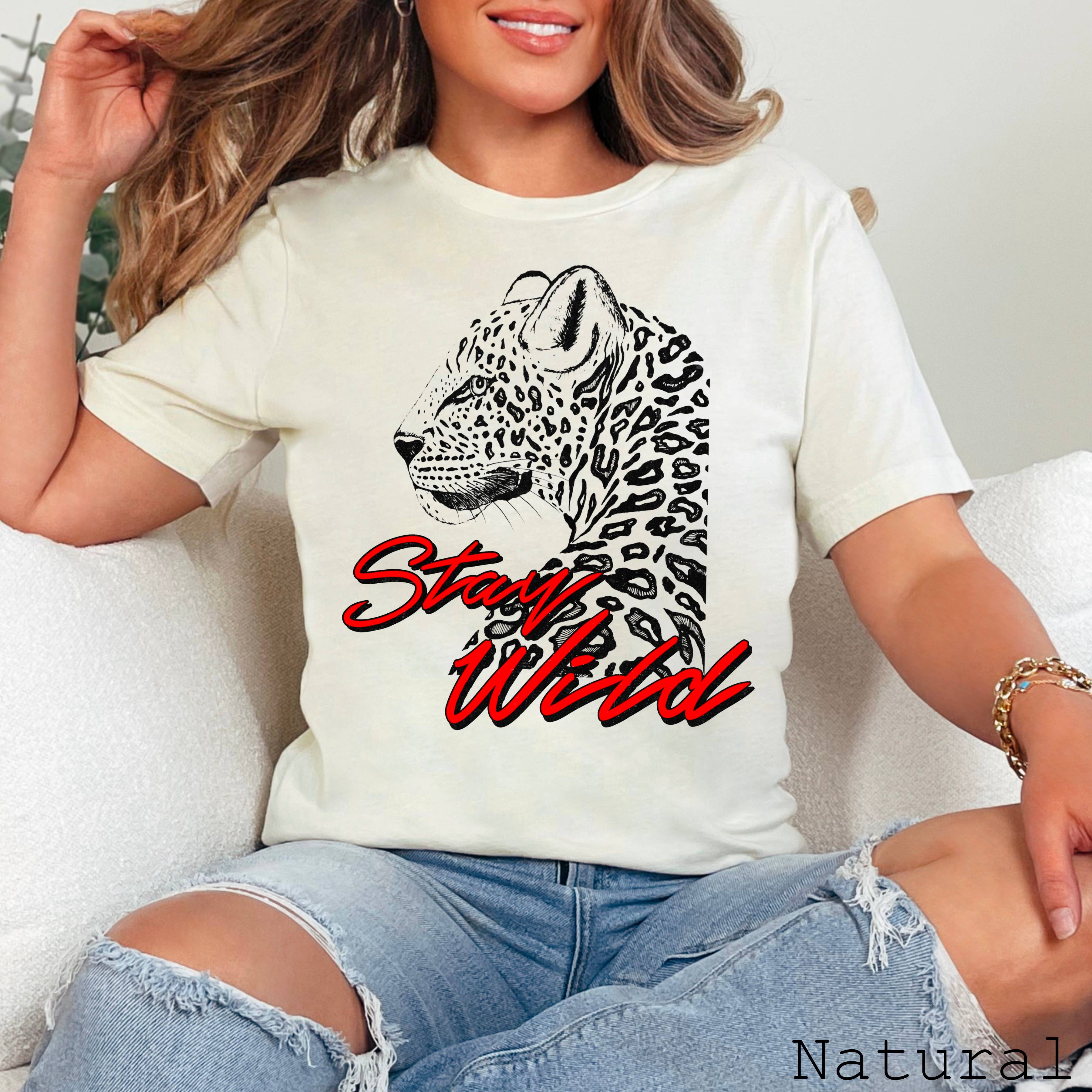 Stay Wild Grunge Retro Graphic Bella Canvas - Adult & Kids T-Shirts, Sweatshirts & Hoodies apparel design preview 1