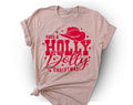 Holly Dolly Christmas Funny - Adult & Kids T-Shirts, Sweatshirts & Hoodies apparel design preview 1
