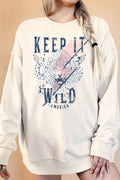 Keep It Wild Leopard Oversize Graphix Terry - Adult & Kids T-Shirts, Sweatshirts & Hoodies apparel design preview 1